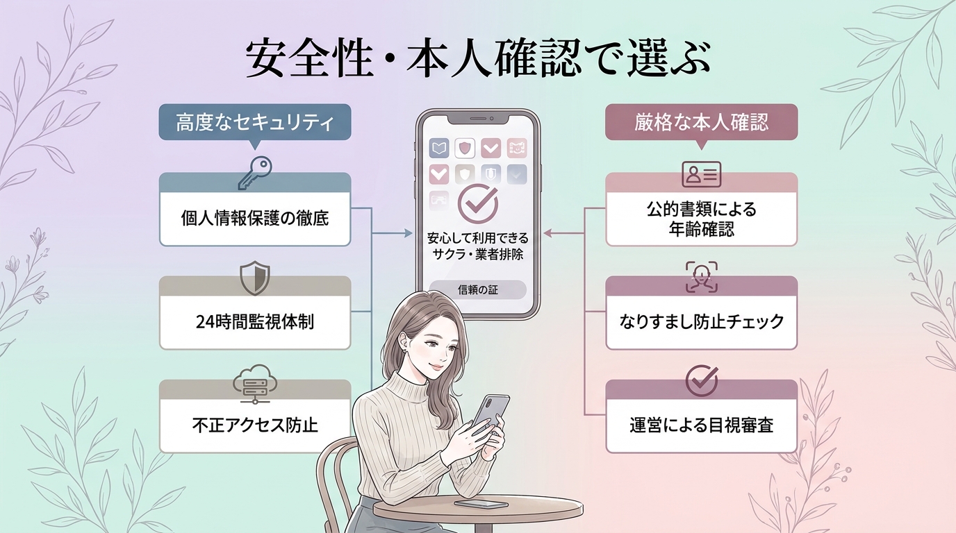 安全性・本人確認で選ぶ
