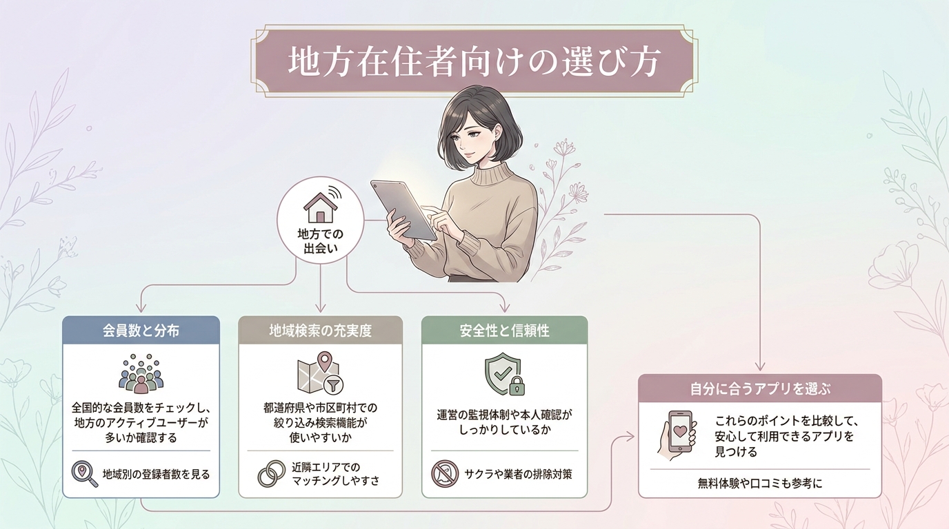地方在住者向けの選び方