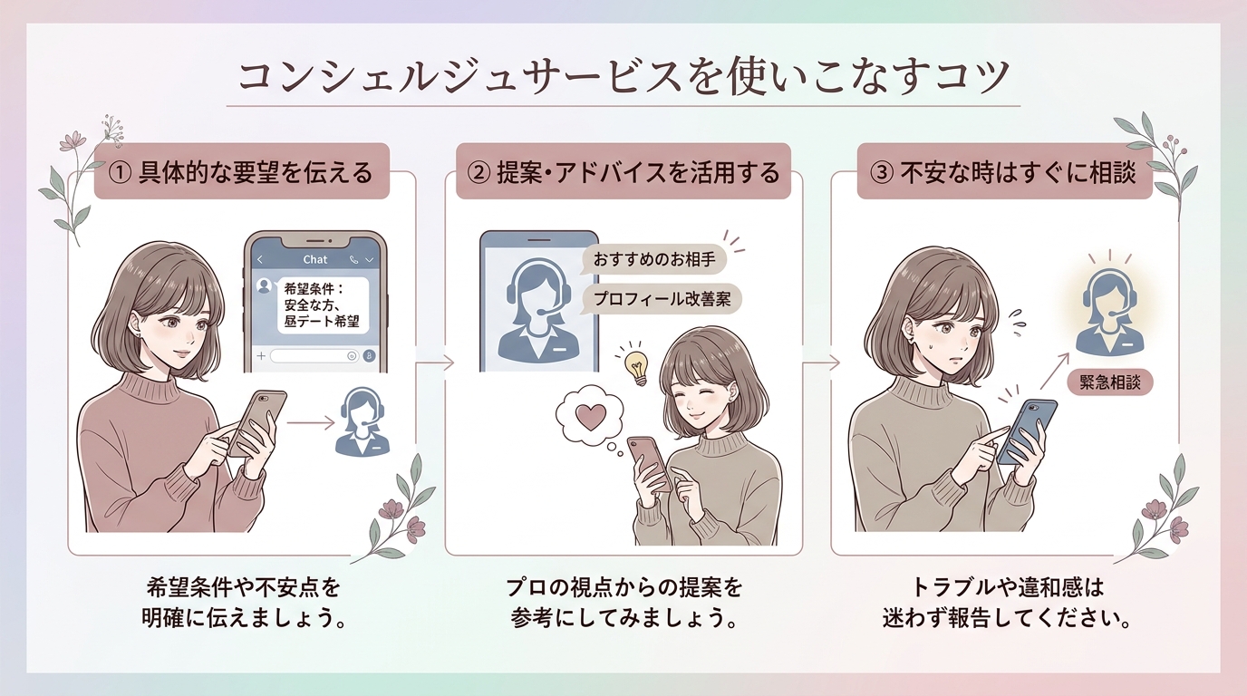 コンシェルジュサービスを使いこなすコツ