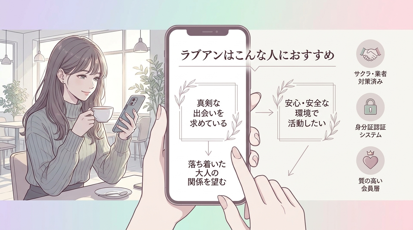 ラブアンはこんな人におすすめ