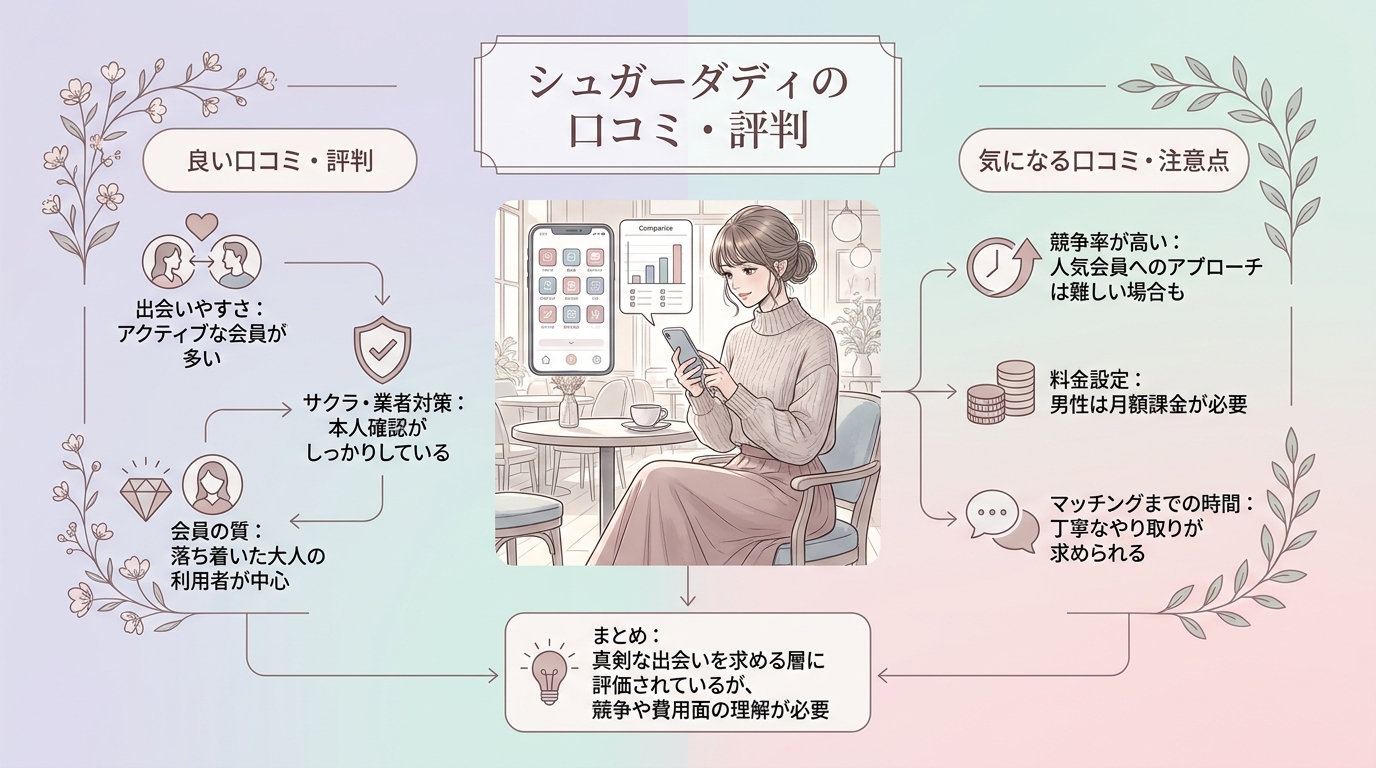 シュガーダディの口コミ・評判